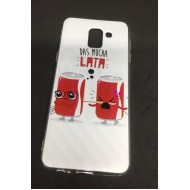 Cover Silicone With Design For Samsung Galaxy A6 Plus 2018